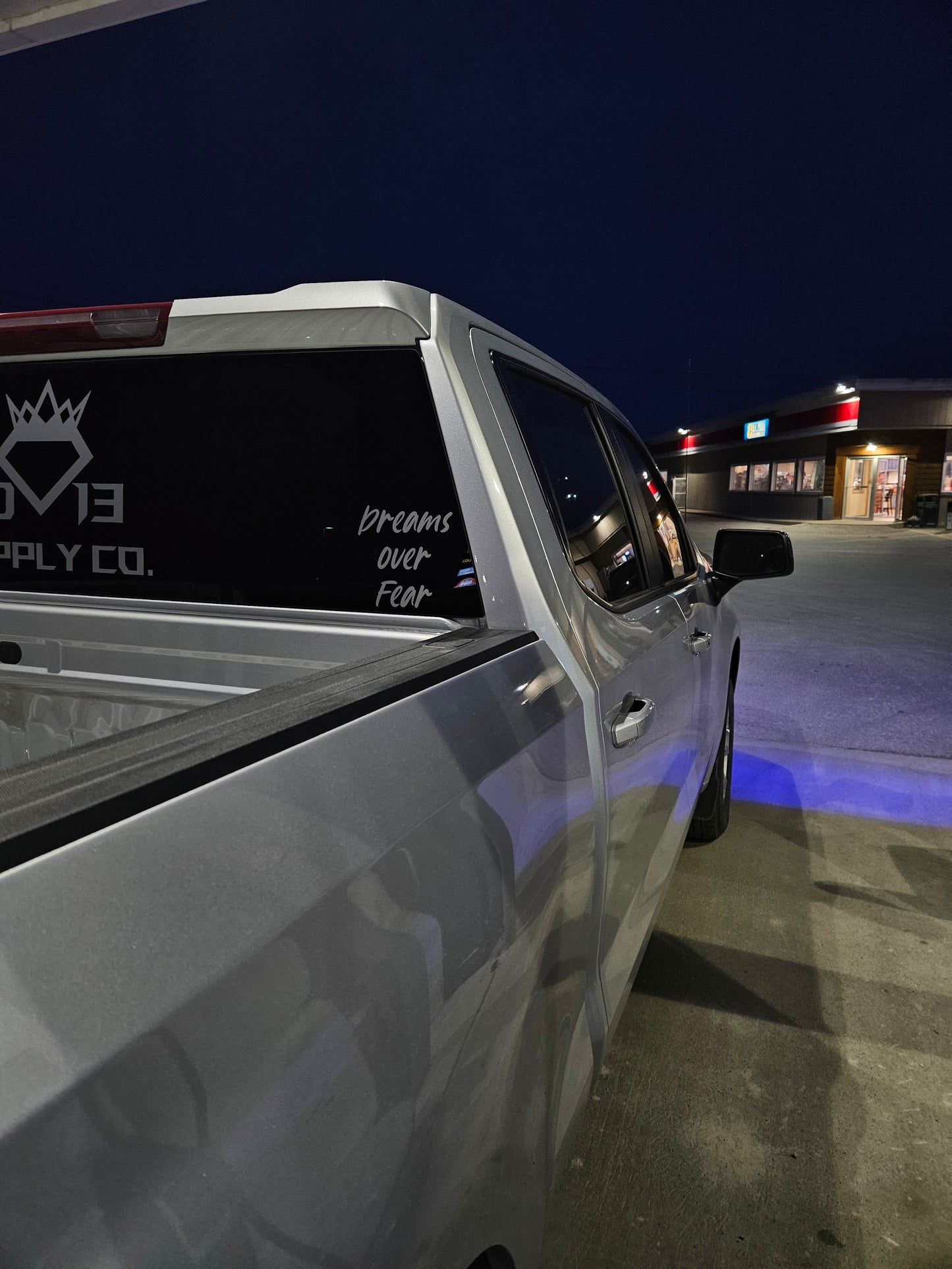 DREAMS OVER FEAR DECAL